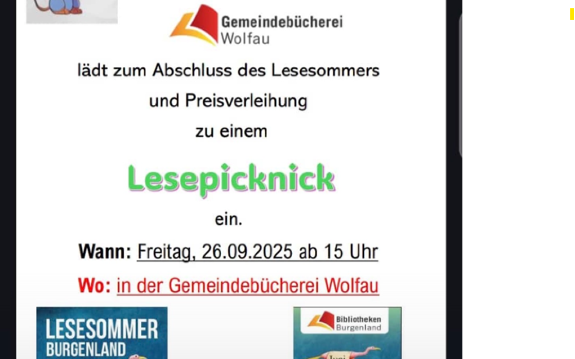 Lesepicknick