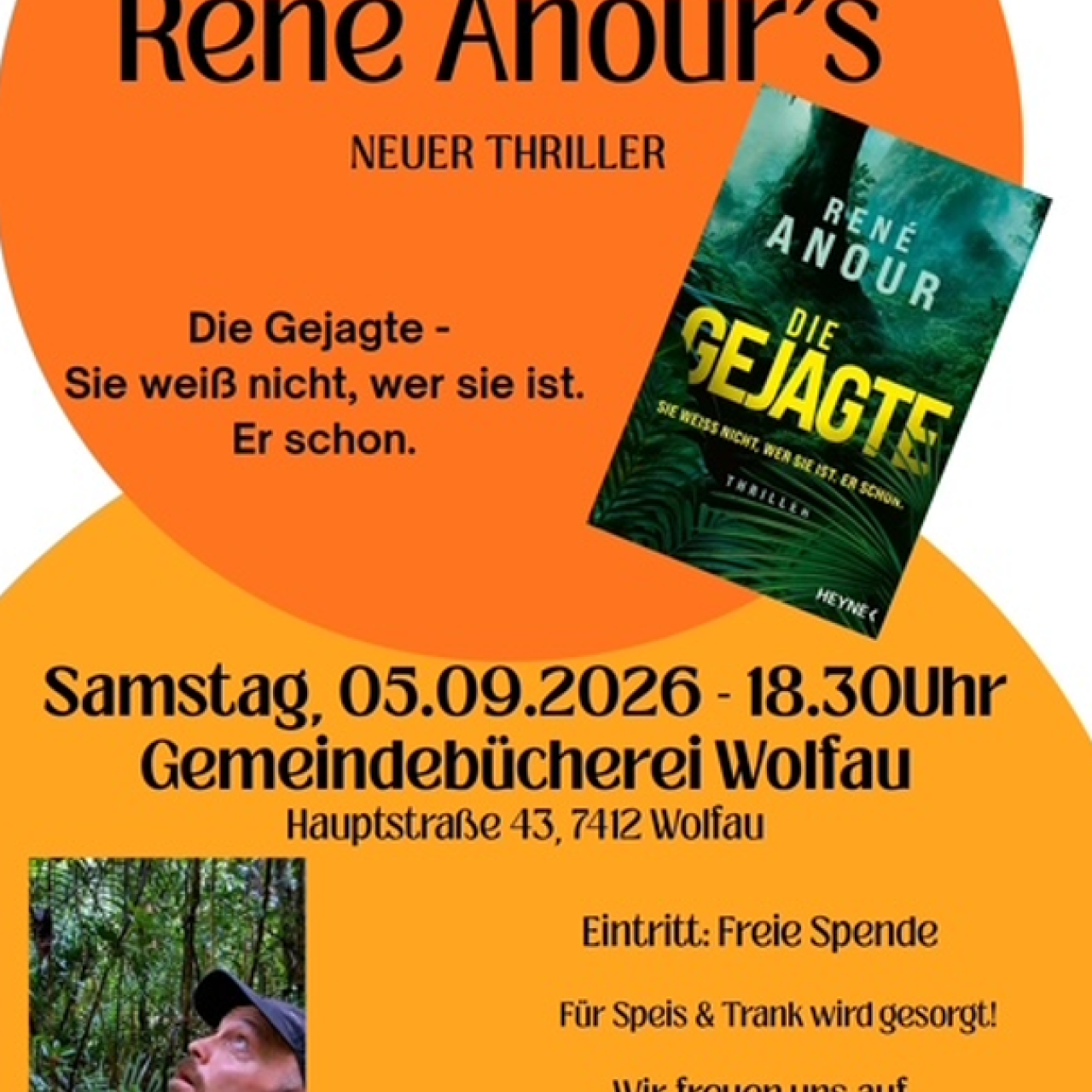 Lesung mit René Anour